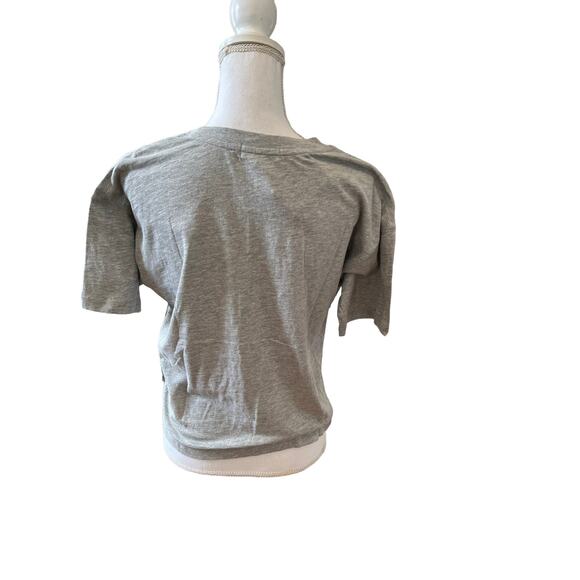 PJ Salvage Rad White Blue Graphic Loungewear Tee Gray S - Picture 5 of 7